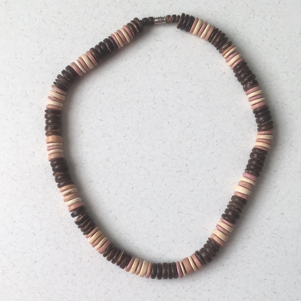 Wooden Surfer Style Loose Choker Necklace